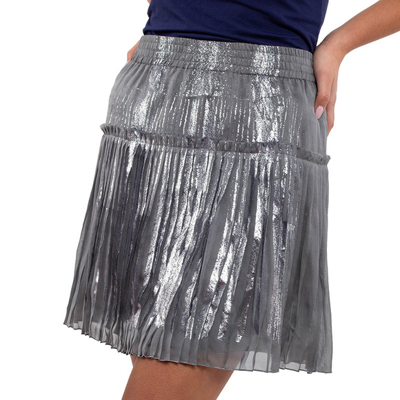 Philippe Audibert Skirt Women size 27 Light Gray - Picture 5 of 5